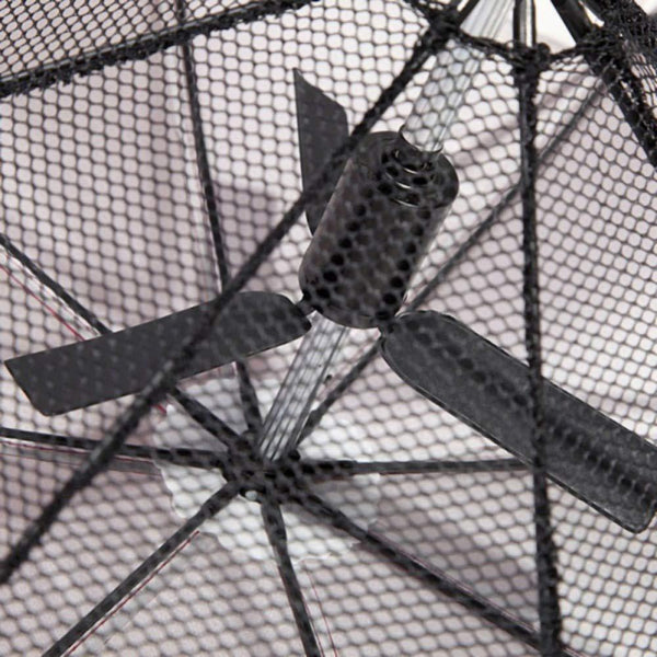 Umbrella with Fan Built in